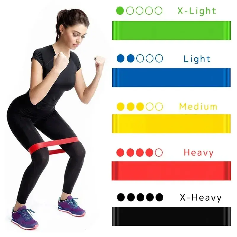 Dây Kháng Lực, Thiết Bị Tập Luyện Thể Dục Cầm Tay Chất Liệu Cao Su, Thích Hợp Cho Yoga, Tập Gym Thể Dục, Thể Dục Thể Hình, Pilates, Crossfit, Thể Thao Nữ Và Trọng Lượng, Cao Su Đàn Hồi, Mạnh Mẽ