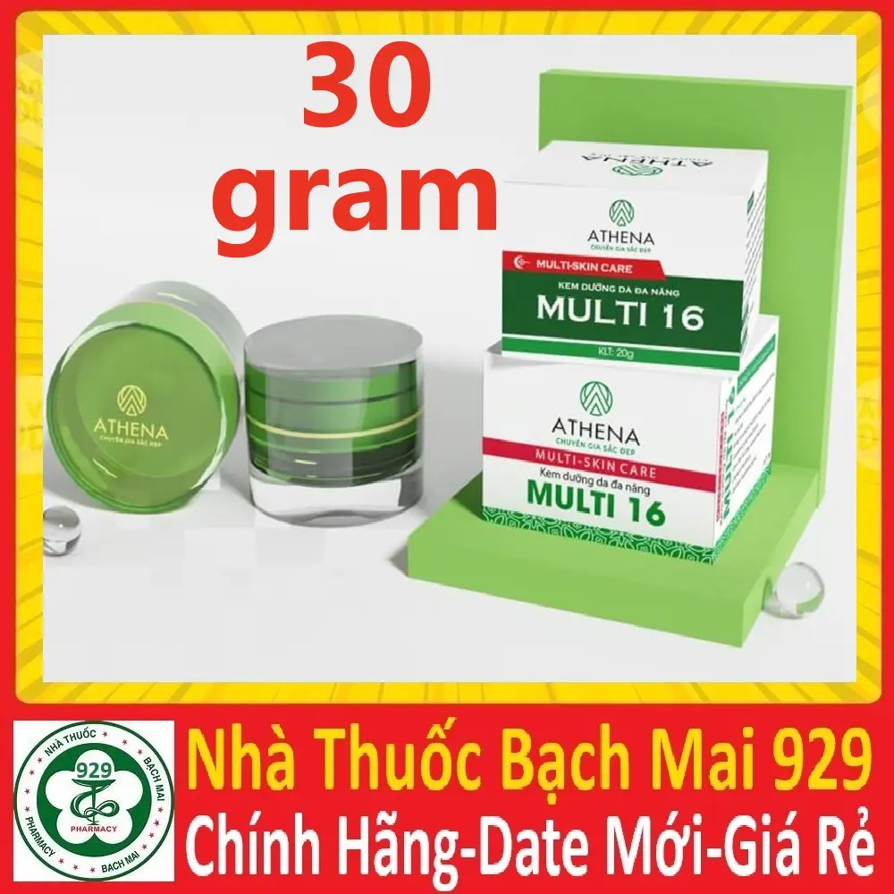 [20/30 GRAM] kem dưỡng da Athena Multi 16  (HÀNG MỚI VỀ)