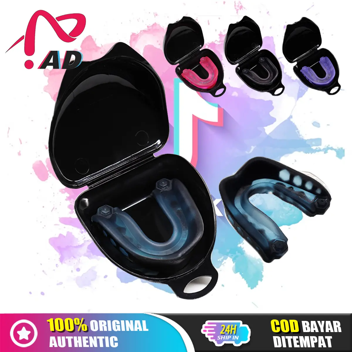 Pelindung Gigi Muaythai / Ghumshield Karate Kids / Gigi Tahan Lama Untuk Boxing / Mouth Guard