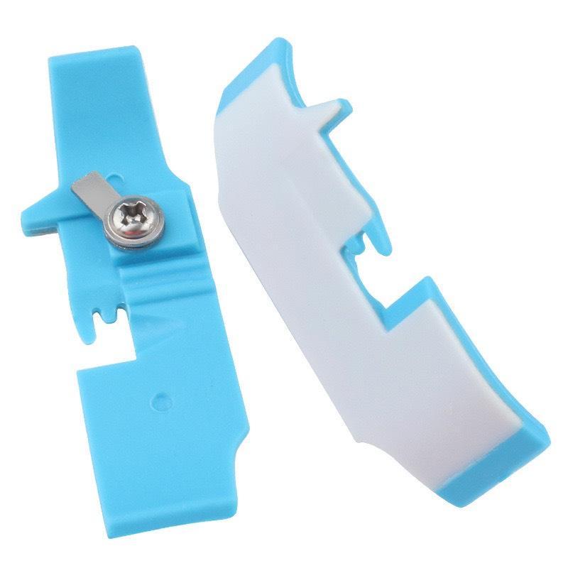 Đế chân vịt nhựa vắt sổ 4 chỉ MÀU XANH dùng cho máy may công nghiệp