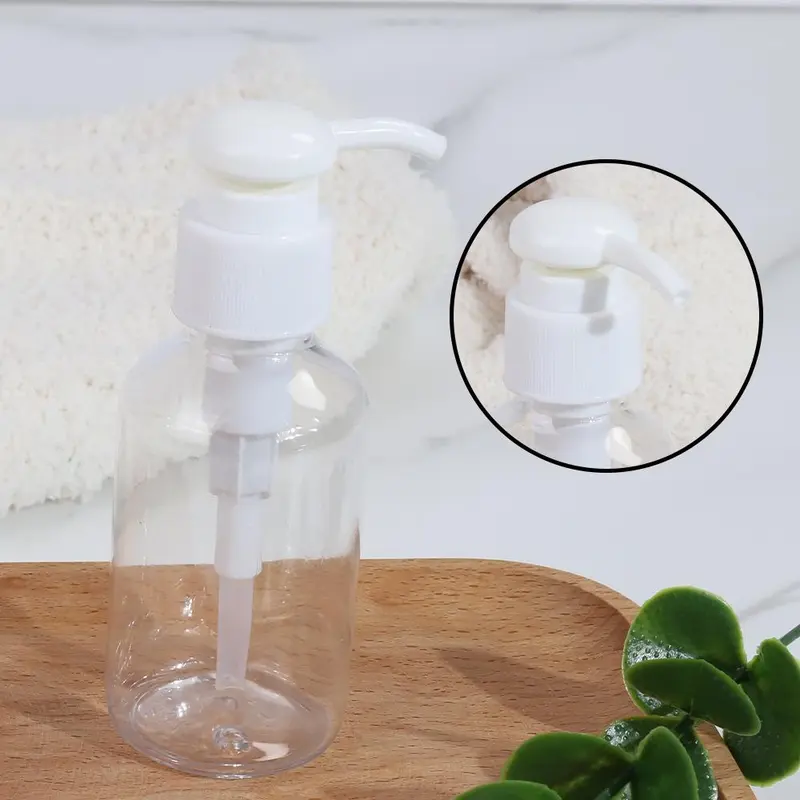 Clear Empty Pump Bottle, 20pcs Portable Travel Cosmetic Lotion Dispenser Bottle, Refillable Storage Bottle for Home & Travel 3