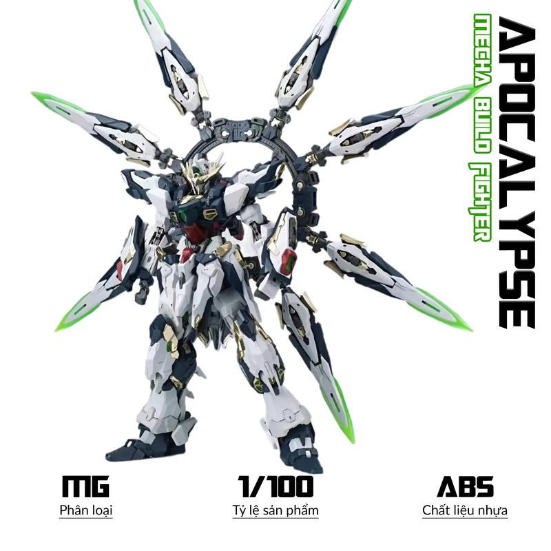 Mô hình Apocalypse khung xương kim loại, 1/100 Model Kit, Đồ chơi lắp ráp