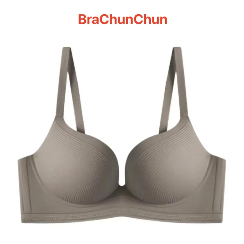 Áo lót nữ bra su đúc gom đẩy mút mềm êm không gọng chất đẹp A17. Nhung Voi 1