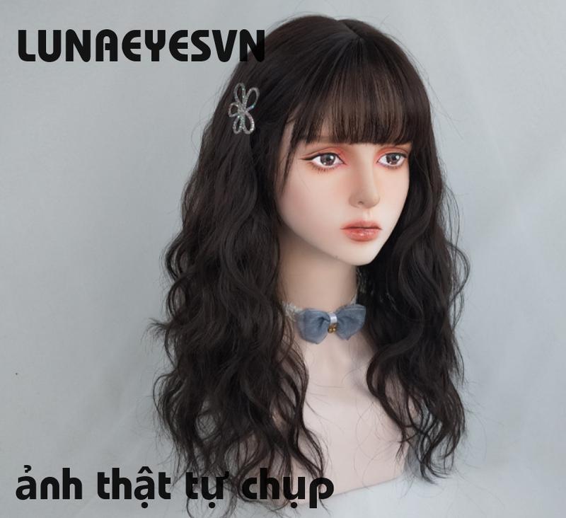 Product Introduction of Tóc giả cả đầu LUNA EYES xoăn đài gợn sóng hippie lọn to 0