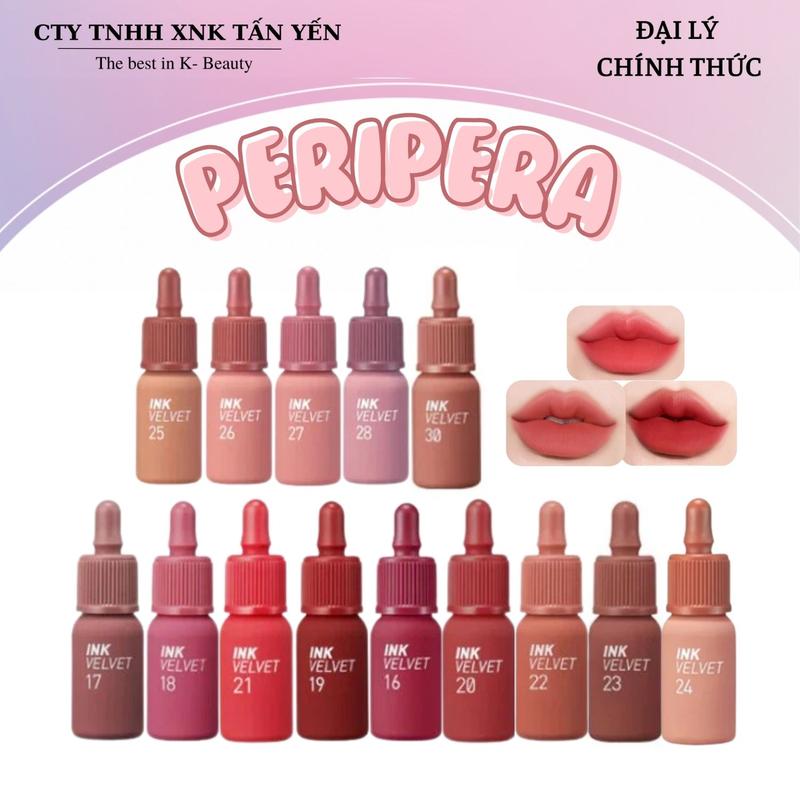 Son Kem Mịn Lì Peripera Ink Velvet Nude 4g (25 - 26 - 27 - 30 - 40 - 41 - 45)