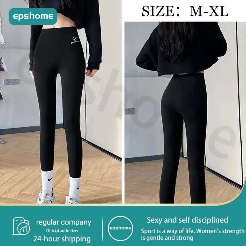 EPSHOME Yoga Pants High Waist Tights Leggings  Push Up Hip Raise bottoms Workout Sports Running Yoga Gym Leggings For Women