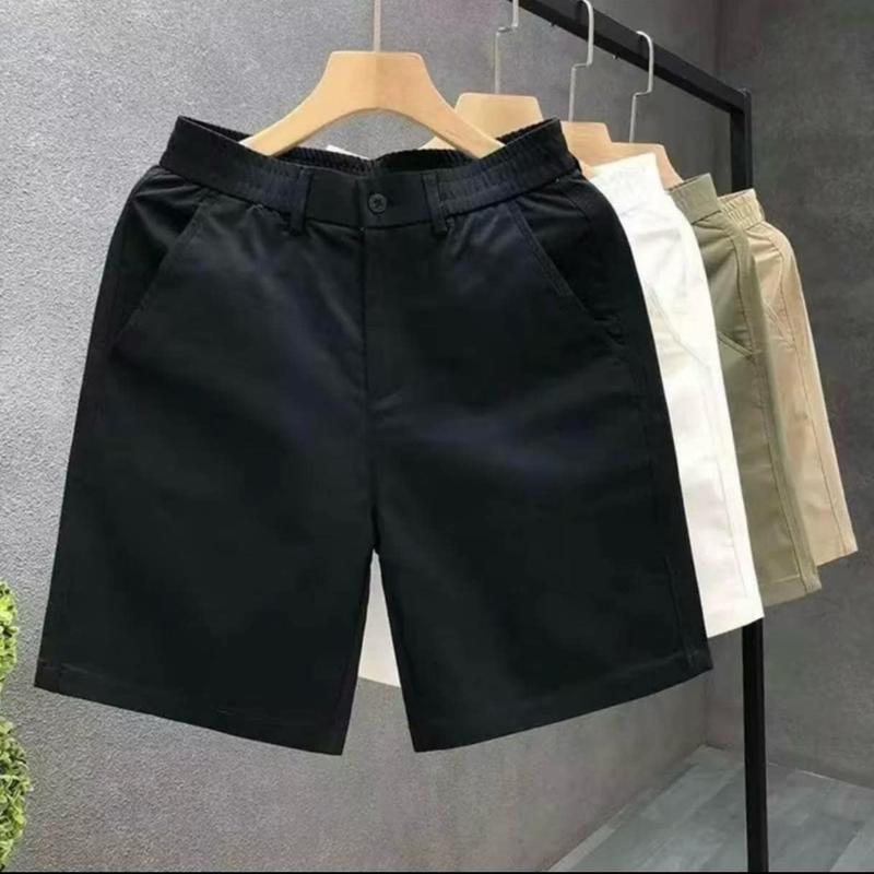 ( COMBO 2 ) Quần Short Nam Kaki From Trên Gối Cạp Khuy Phong Cách Hàn Quốc Thoải Mái Thoáng Mát 0