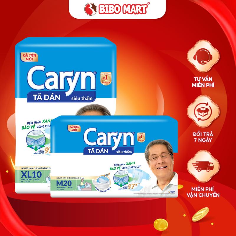 Tã Dán/Tã Quần/Đệm Lót Loại Người Lớn Caryn Loại Mỏng Nhẹ Siêu  Thấm Hút - Bibo Mart