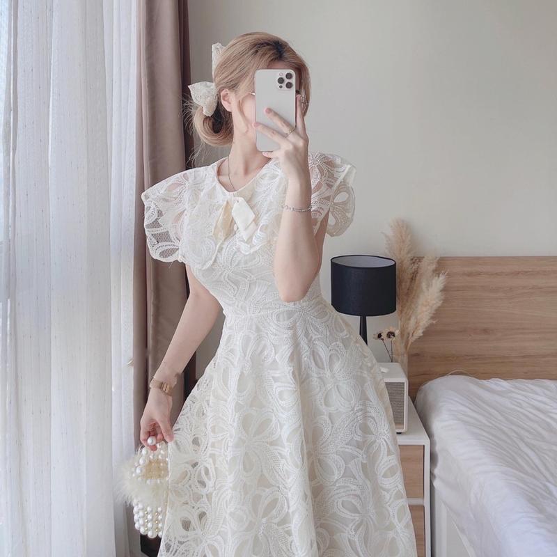 Đầm cánh tiên ren cao cấp SL 4