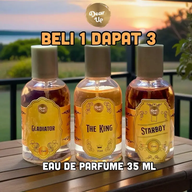 DEAR UP EDP GIFT SERIES BELI 1 DAPAT 3 PARFUM UNISEX BPOM 7