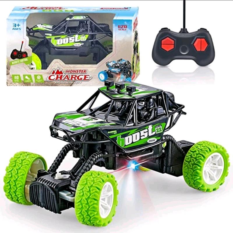 RC Rock Crawler Mainan Anak Mobil Remote Control Climbing Boast Monster Baterai Toys 0