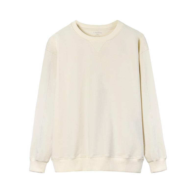 Áo thun sweater nam dài tay LADOS - 9151 chất cá sấu dày dặn, form đẹp, trẻ trung