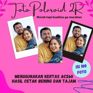 Cetak Foto Polaroid 2R Murah Isi 100pcs accessories camera Kamera