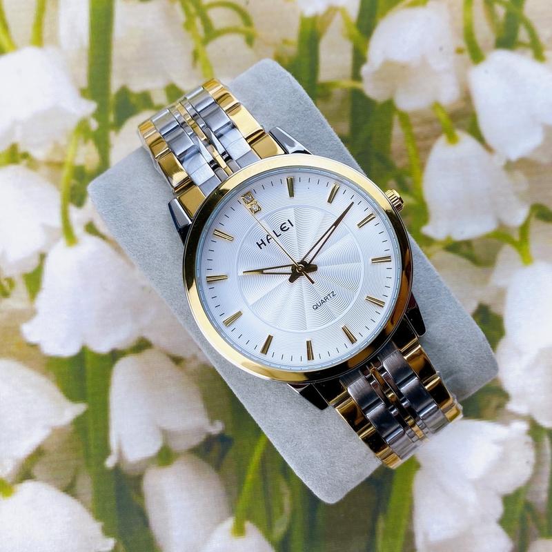 Đồng hồ nam Halei 552m dây demi chống nước