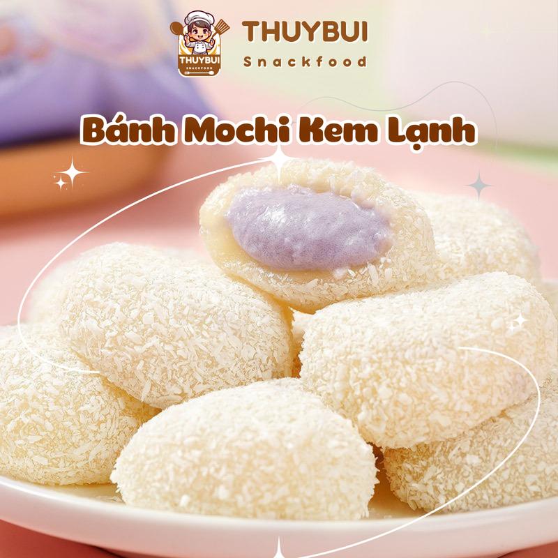 (MỚI) Bánh Mochi Kem Lạnh Mclune, Bánh Dẻo Phủ Dừa Nhân Kem Sữa Khoai Môn, Đậu Nành, Sầu Riêng