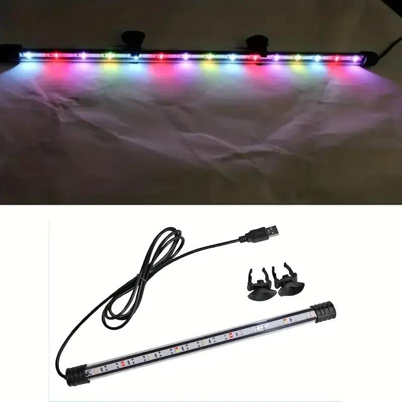 Product Introduction of Multi-color 17-47cm Aquarium LED Lighting Submersible Mood Lamp USB Waterproof Fish Tank Decorative Plant Grow Light Accessories 7