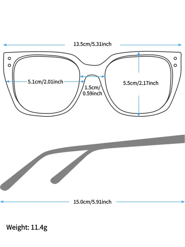 Tortoiseshell Pattern Eyeglasses, Cute Anti-blue Light Eyeglasses for Women & Girls, Fashion Eyeglasses for Work, Daily Clothing Decor 1