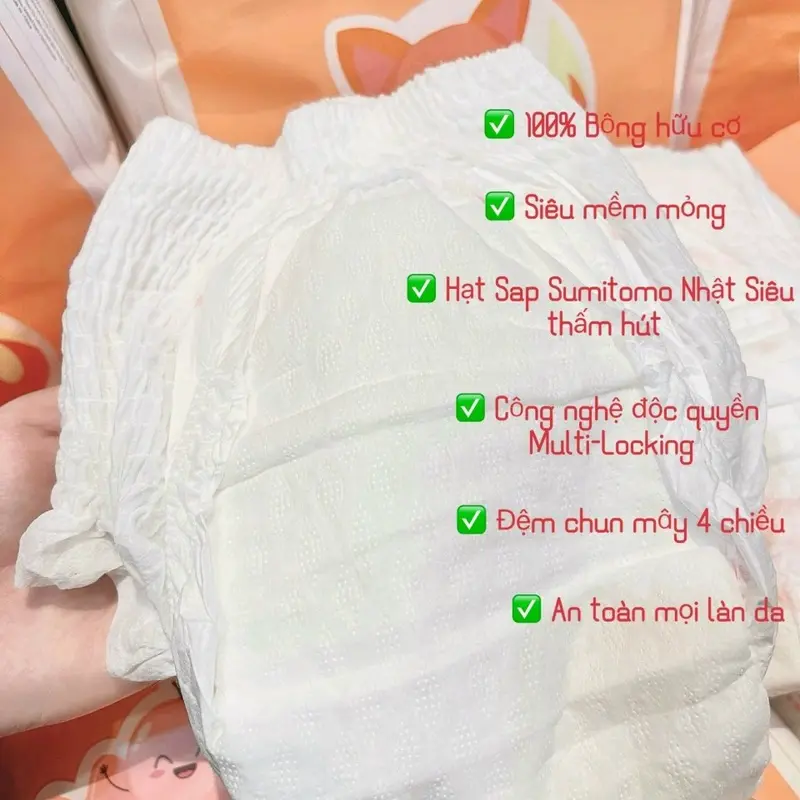 COMBO 2 BỊCH BỈM MOMOJI TẶNG QUẠT TÍCH ĐIỆN 5