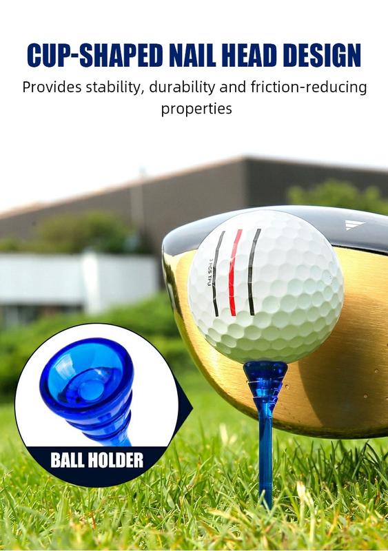 Product Introduction of PGM New Style Durable 83mm Large Diameter Crystal Round Golf Tee with Height Marker for Golf Tournament QT023 17