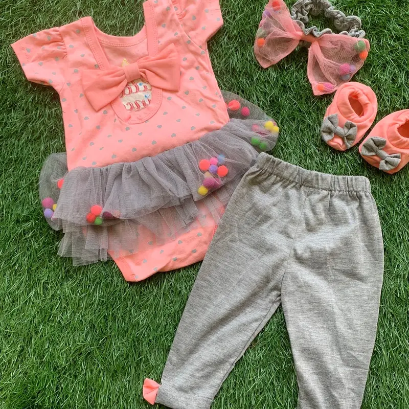 Baju setelan jumper rok tile bola bola legging pita cantik fashion anak bayi perempuan Parsel Cewek 5
