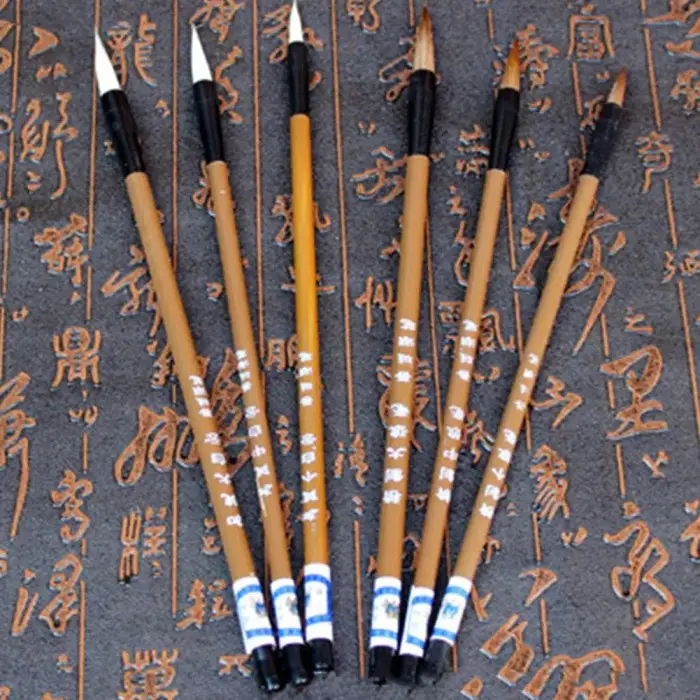 Kuas Kaligrafi Calligraphy Brush Pen Kuas Lukis 1 set isi 3 pcs 4