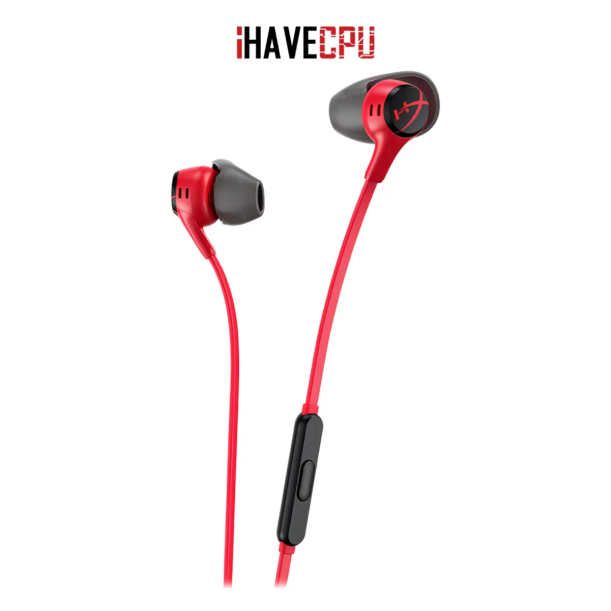 iHAVECPU HEADSET (หูฟัง) HyperX CLOUD EARBUDS II - RED
