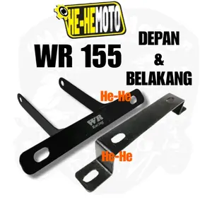 Dudukan Plat Nomor Depan Belakang WR 155 Bracket Plat Nomer