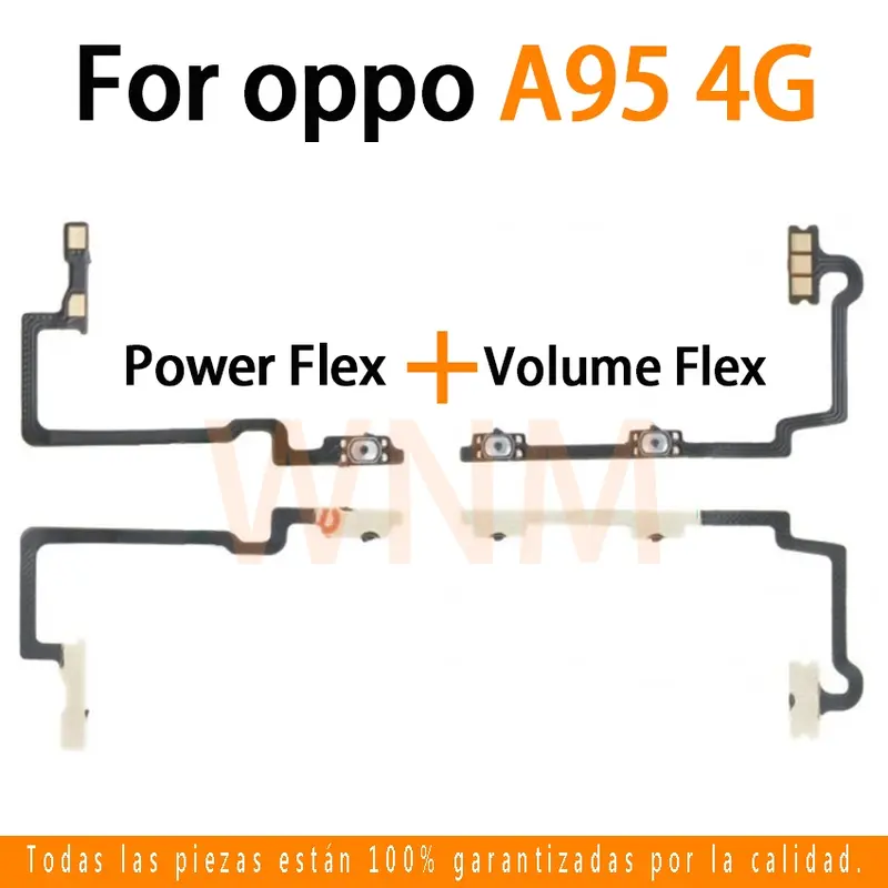 Nút Nguồn, Mới, Cho Oppo A74 4G / A95 4G CHP2365 CPH2365, Nút Công Tắc Bật / Tắt Linh Hoạt, Phím Bên, Âm Lượng Lên Xuống Cáp Linh Hoạt 1