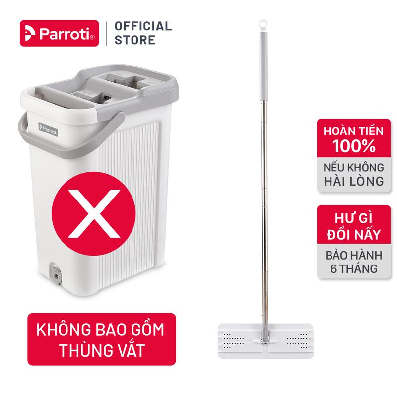 Cây Lau Nhà Thay Thế Không Bao Gồm Thùng Vắt Tay Cầm Có Mút Mềm. Làm Sạch Nhà Cửa - Parroti MOP-PX01 