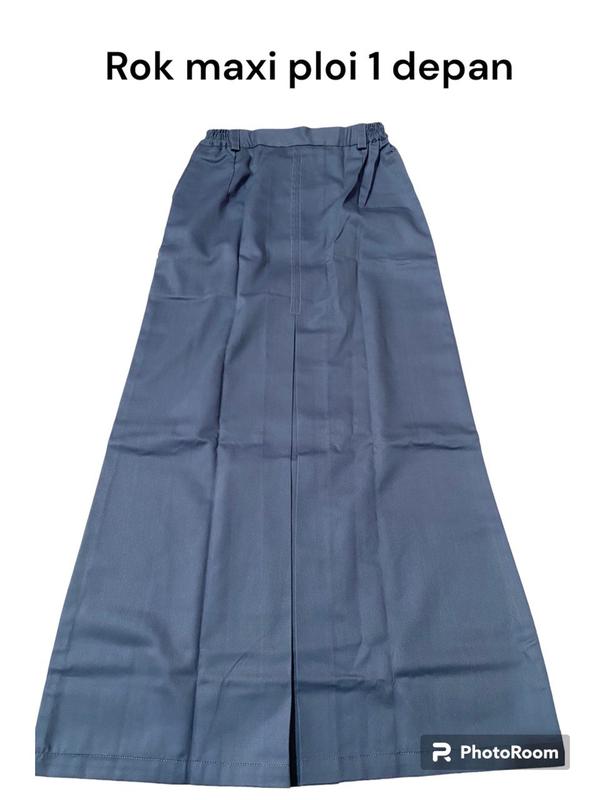 Model Rok Ploi ROK SEKOLAH MAXI SPAN PLOI 1 DEPAN WARNA ABU SMA SMK - Shop | Tokopedia