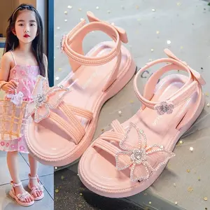 PROMO 4.4 IMPORT Kids Monster Sandal Anak Perempuan Sendal Fashion Lucu Anak Cewek Anti Slip Anti Licin Bahan Karet Jelly Casual Umur 3-15 Tahun Terbaru 304