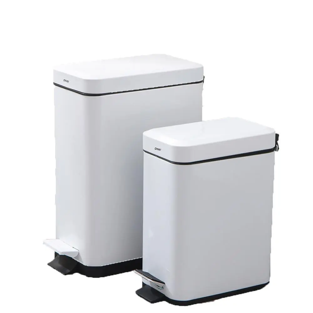 Rectangular Mute Trash Can Wastepaper Bucket Kitchen Cleaning Bucket