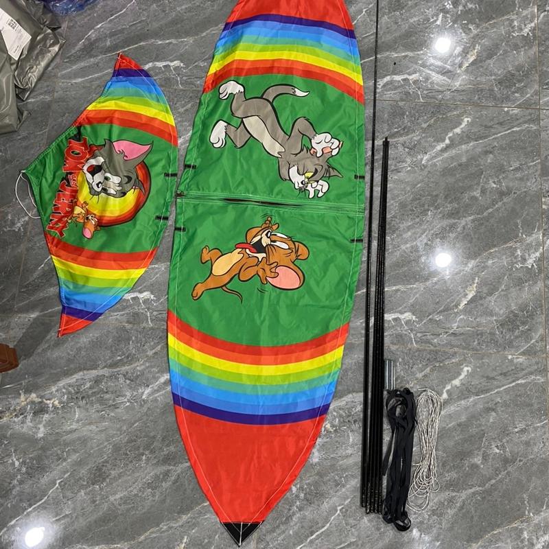 Combo đầy đủ áo in nhiệt tự lên diều 1m7