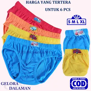 6 Pcs Sempak Anak Cowok Celana Dalam Anak Laki  Pakaian Dalam  Polos