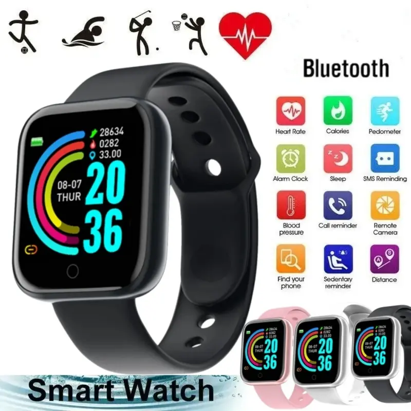 Đồng Hồ Thông Minh, Dành Cho Nam Và Nữ, Đồng Hồ Đeo Tay, Kết Nối Bluetooth Với Điện Thoại, Máy Nghe Nhạc, Vòng Đeo Tay Thể Thao Thể Dục, Màn Hình Sức Khỏe, Đồng Hồ Kỹ Thuật Số 7