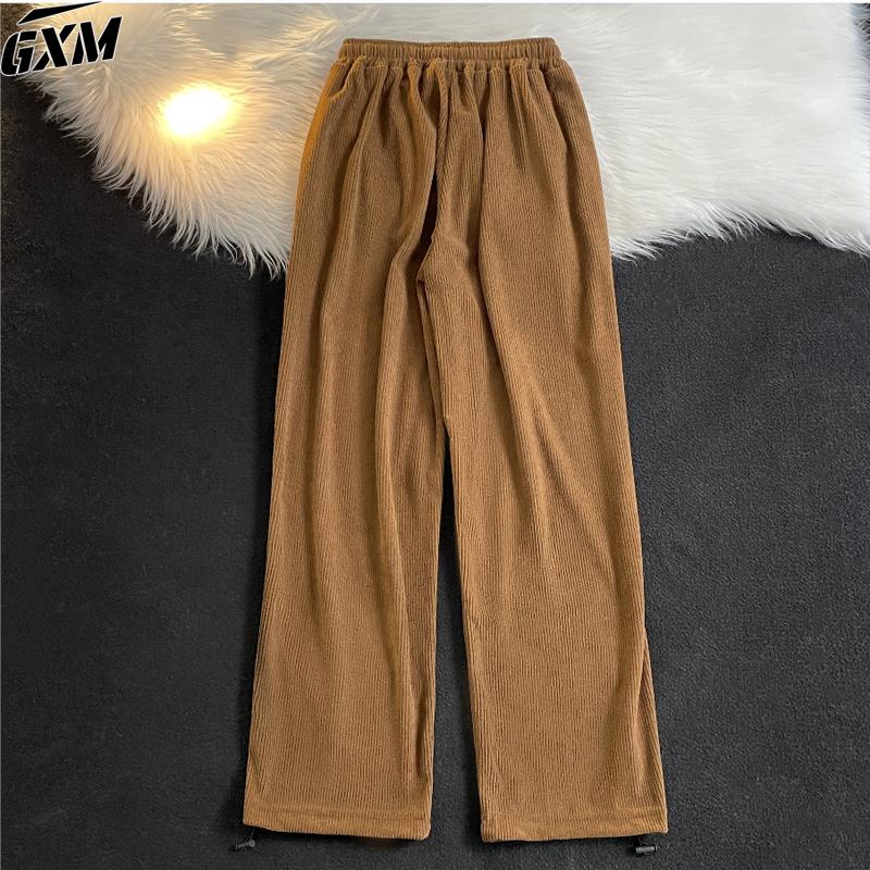 Product Introduction of celana corduroy pria celana cargo corduroy pria celana korea Celana Kasual hitam Casual Model lurus pria celana korduroy Mode retro gaya Korea kain tahan kerut Mode untuk Korduroi Celana Kasual celana kargo premium celana gombrang pria 5