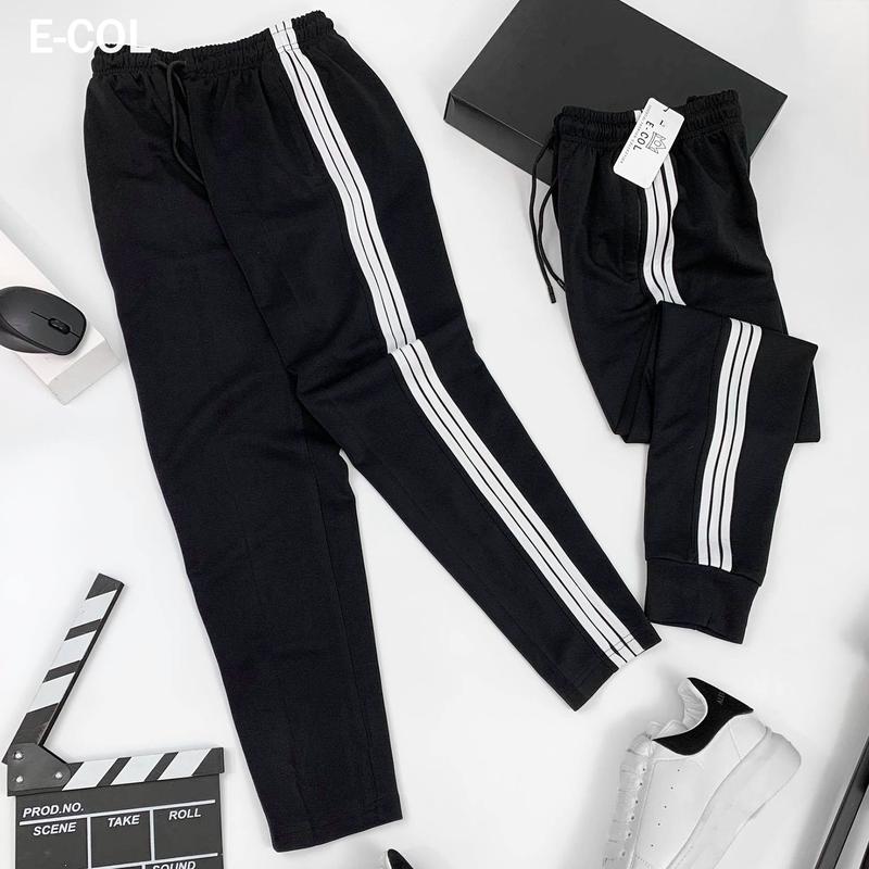 Quần Thể Thao Nỉ 3 Sọc Ecollect Cho Cả Nam và Nữ QT22(40-86kg) Form Chuẩn, Chất Dày Đẹp #QT21 Sport Tập Thể Dục Tập Gym Thể Dục