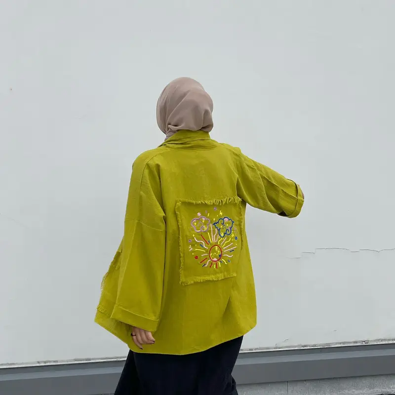 Amicoid Chloe Outer Allsize BIgsize blazer  wanita  oversize 3