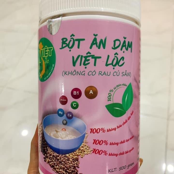 ngũ cốc, bột ăn dặm việt lộc xước, móp vỏ thanh lý date mới 2