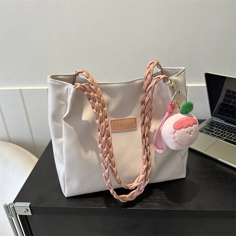 Túi Xách Da Mềm Thời Trang, Túi Đi Lại, Túi Đeo Vai Sức Chứa Lớn Mới, Túi Tote Nữ Bag 2