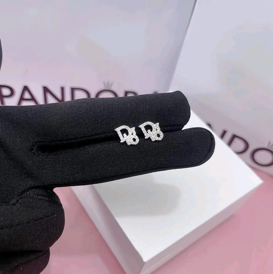 Bông tai chữ bạc ta cho nữ - Hera Jewelry