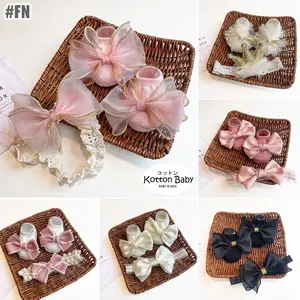 1-3 thn | 2in1 (Kaos kaki + Bandana) BAYI ANAK IMPOR SOCKS LUCU ANAK PEREMPUAN catalog JYRF FN