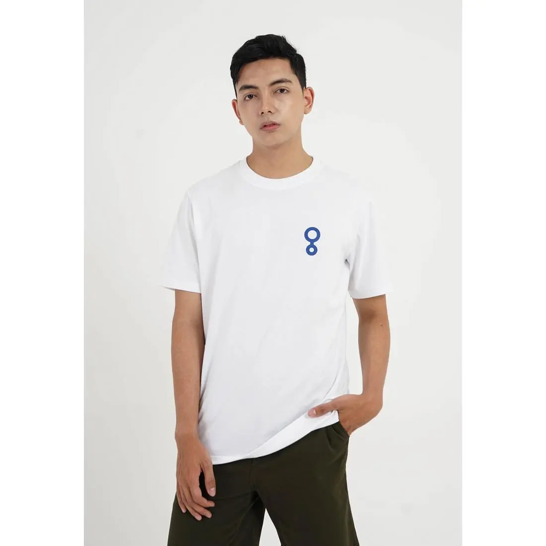 Greenlight Kaos Pria Lengan Pendek Regular Fit Katun Logo Chani OL-CG391124