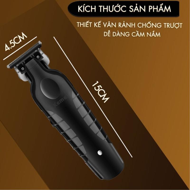Tông Đơ KEMEI KM-2299 – Khắc tóc, chấn FADE, Lưỡi Mạ Carbon DLC Sắc Bén, Chống Mài Mòn, Giảm Nóng, Cắt Tỉa Tinh Tế và Định Hình Viền Chuẩn Mực Cạo Râu 3