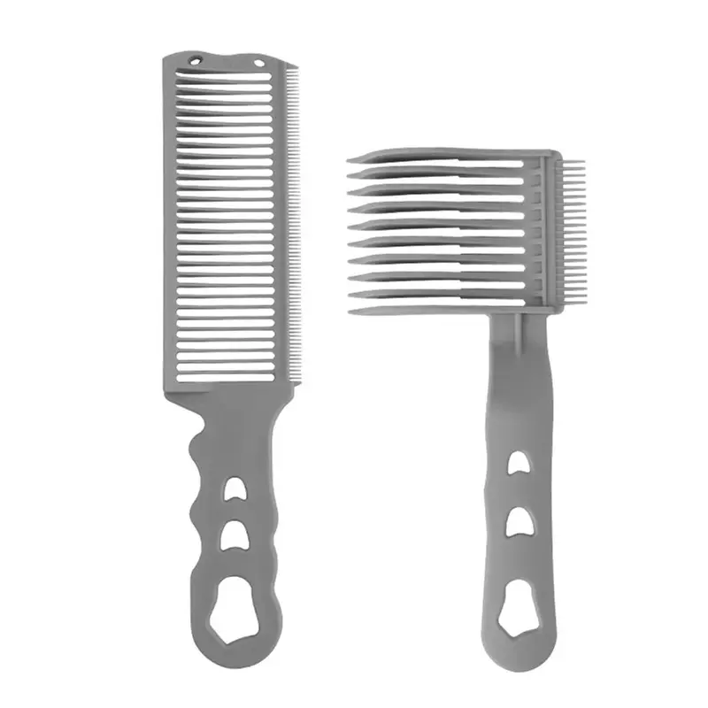 Lược Chải Tóc, 2 Chiếc, Lược Chải Tóc Phẳng Lên Đầu, Thích Hợp Cho Thợ Cắt Tóc, Dụng Cụ Tạo Kiểu Fade, Dành Cho Nam Giới, Chịu Nhiệt, Bàn Chải Fade, Thích Hợp Cho Salon, Pha Trộn dầu  hói 8