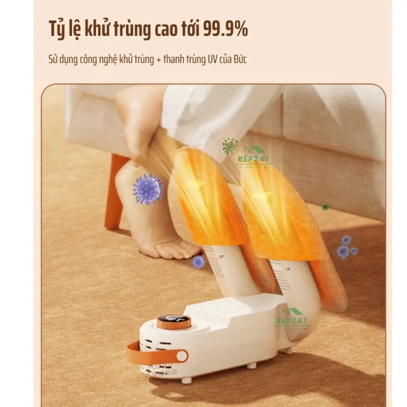 Máy Sấy Giày Khử Mùi Cao Cấp Nhanh Chóng Tiện Dụng - Sấy Giày Mùa Ẩm Mốc 2