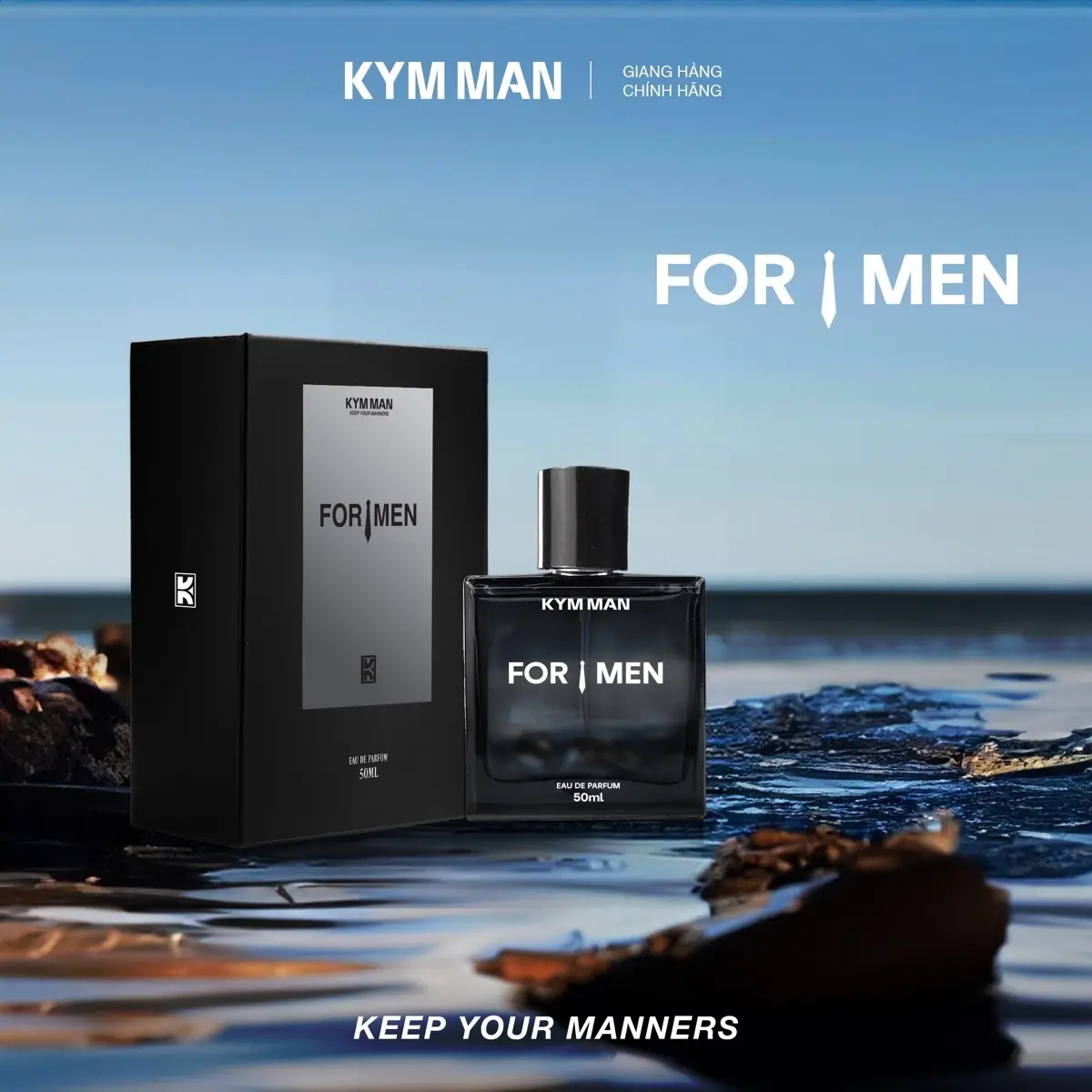 Phiên Bản PREMIUM Nước Hoa Nam FOR MEN 50ml - KYM MAN Perfume Cosmetic