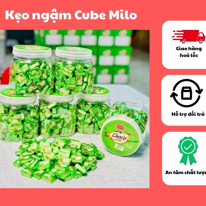   Hộp 120  200 viên  Kẹo Milo Cube Cacao nội địa 500G - Kẹo Milo Choco cube Sô Cô La Candy Ăn Vặt Socola Food Snack 