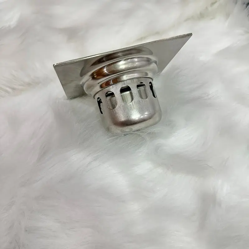 thoát sàn nhà tắm chống mùi hôi, nhà vệ sinh inox304 mặt 12x12 ống 90 (SUS 304) 2