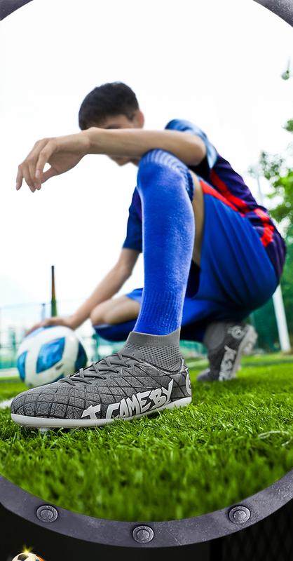 Product Introduction of and Shoe Size [Patent] Dragon Year Cross-Border New Subversion Long Nail Broken Nail Football Shoes 31-48 7